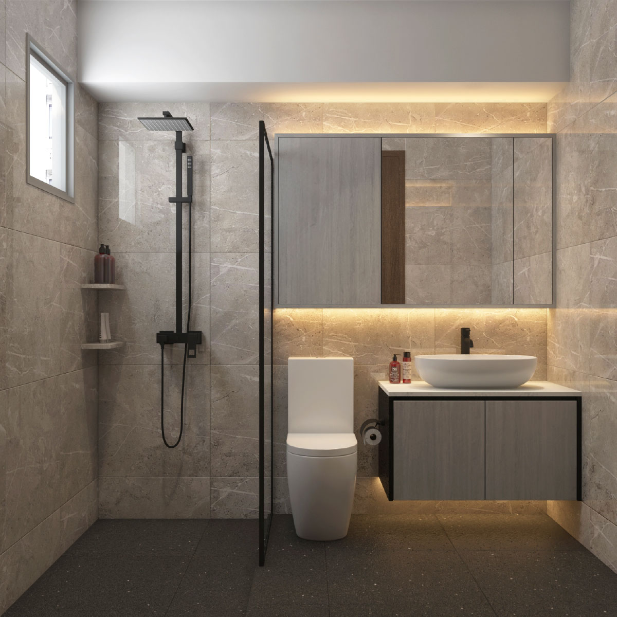 Blk172C Edgedale Plains - Bathroom Design 2 Blk172C Edgedale Plains - Bathroom Design 2