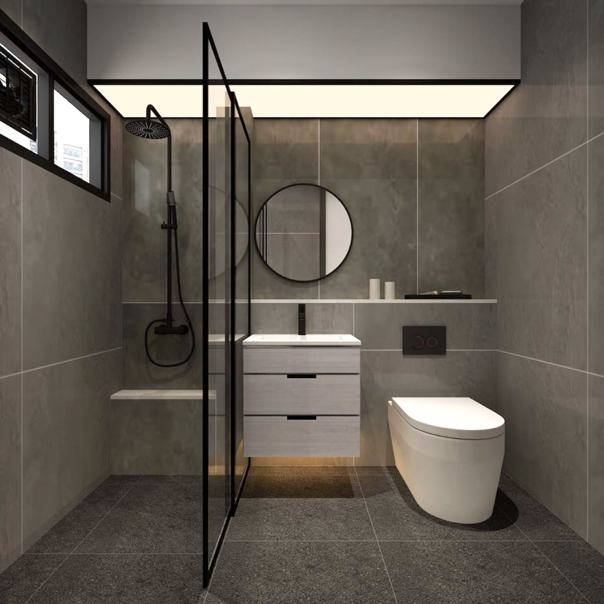Blk807 Tampines Ave 4 Bathroom Interior Design 1