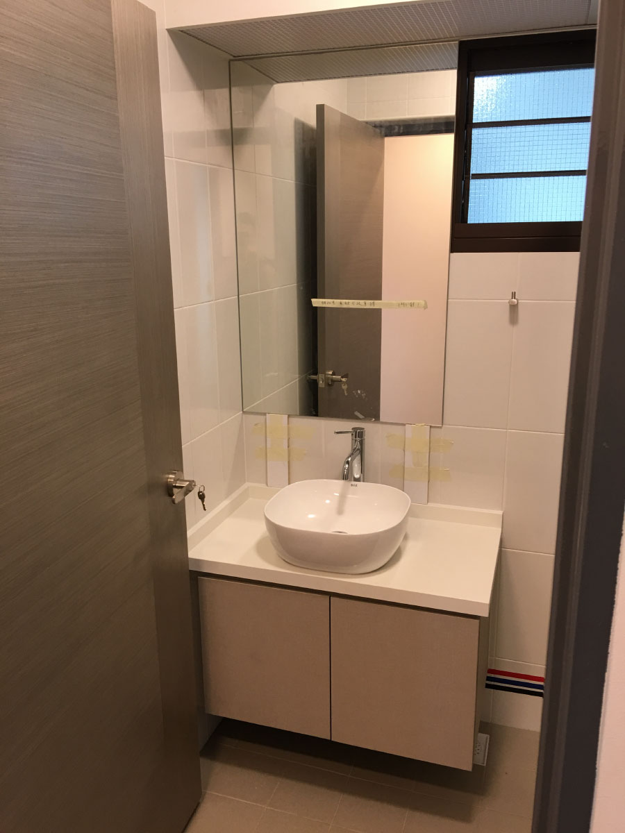 Interior Design for Blk481 Fernvale Link - Bathroom 