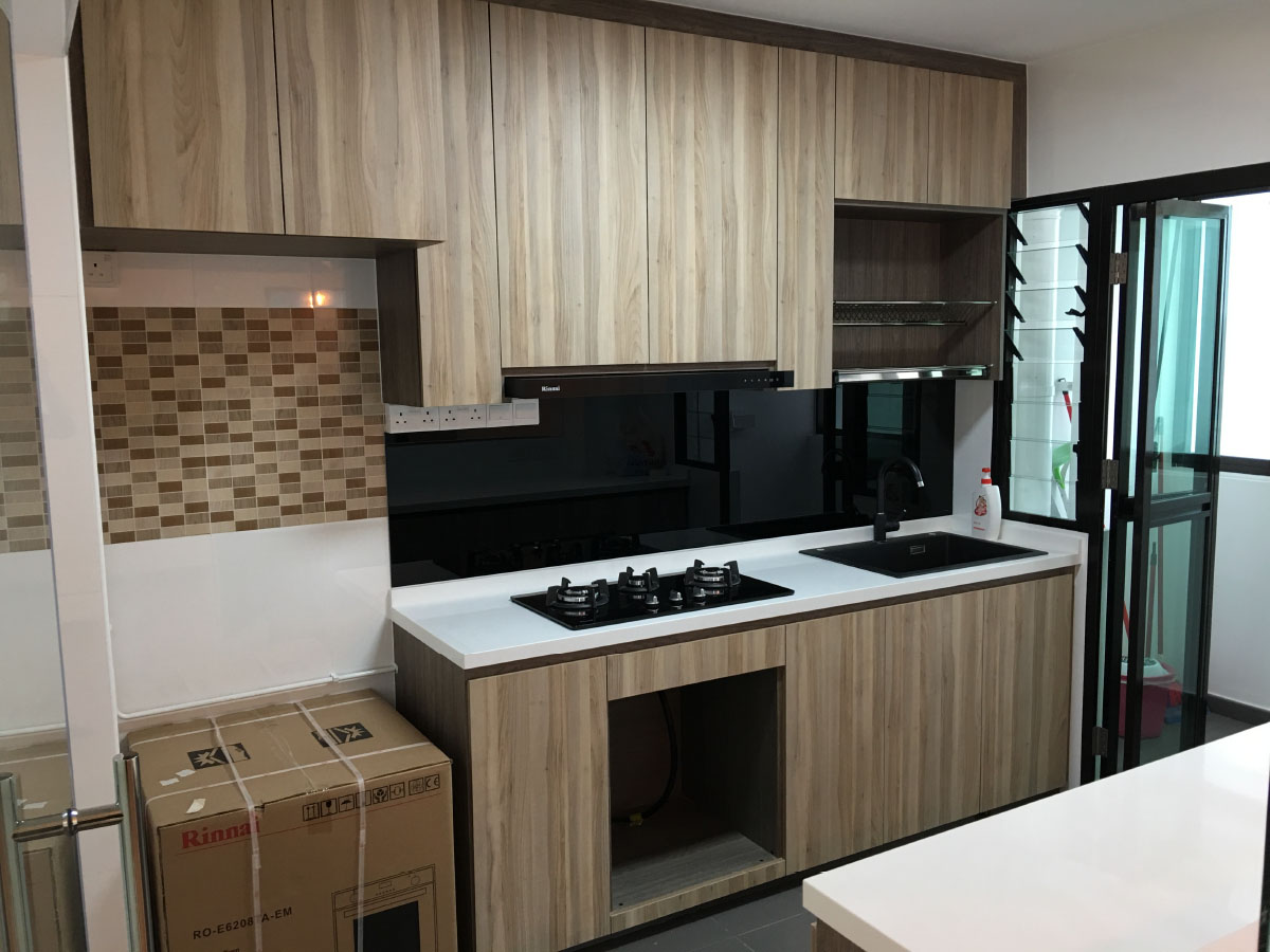 Interior Design for Blk481 Fernvale Link - Kitchen
