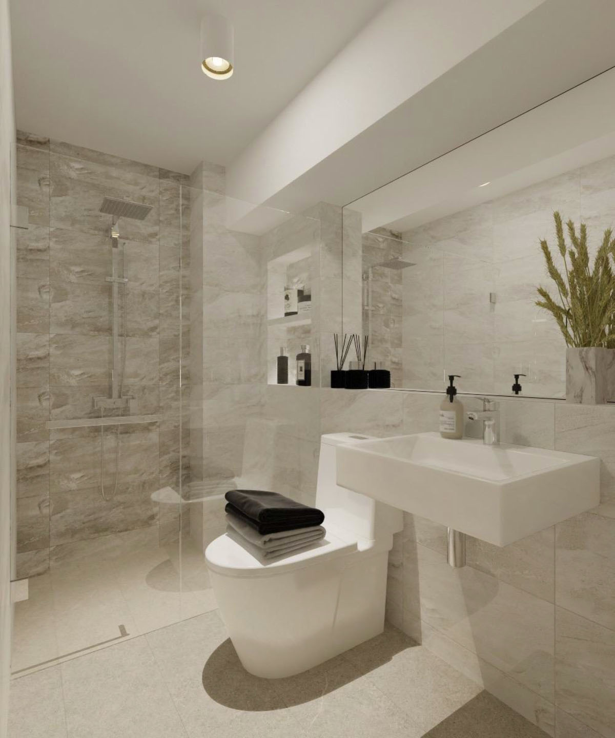 Interior Design of Blk678 Choa Chu Kang Crescent - Bathroom Design 2 Interior Design of Blk678 Choa Chu Kang Crescent - Bathroom Design