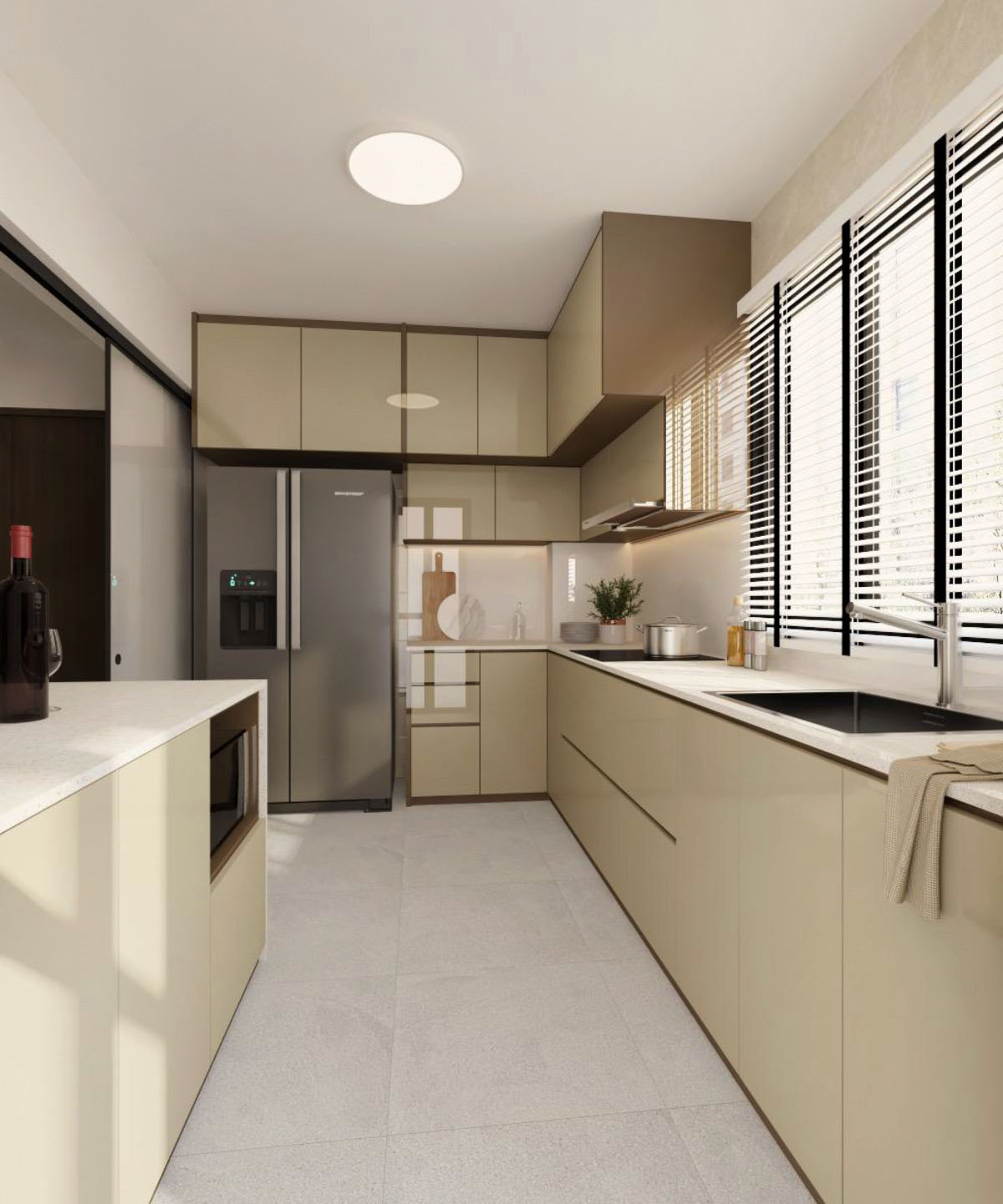 Interior Design of Blk678 Choa Chu Kang Crescent - Kitchen Design 2 Interior Design of Blk678 Choa Chu Kang Crescent - Kitchen Design 2